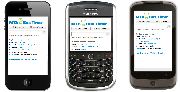 3 smartphones: iPhone, Blackberry, Nexus One